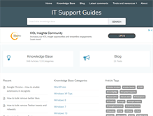 Tablet Screenshot of itsupportguides.com